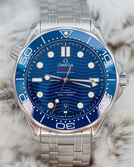 2025 Omega Seamaster Diver 300M 42MM Blue Dial Steel Bracelet (210.30.42.20.03.001)