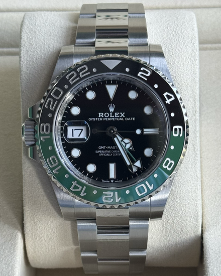 2026 Rolex GMT-Master II “Sprite” 40MM Black Dial Oyster Bracelet (126720VTNR)