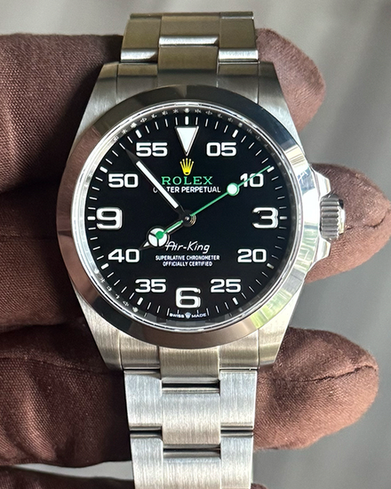 2025 Rolex Air-King 40MM Black Dial Oyster Bracelet (126900)
