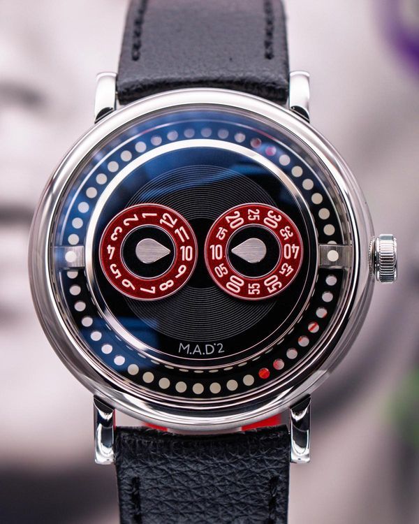 2026 MB&F MAD Edition 2 "Eric Giroud" L.E. 42MM Black Dial Leather Strap (M.A.D 2 R&B)