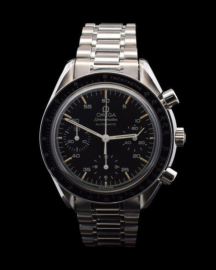 Omega Speedmaster Reduced 39MM Black Dial Steel Bracelet (3510.50.00)