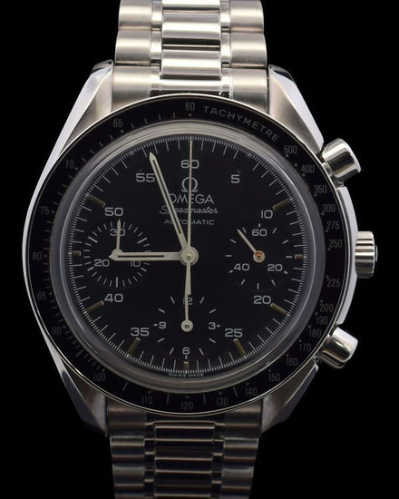 Omega Speedmaster Reduced 39MM Black Dial Steel Bracelet (3510.50.00)