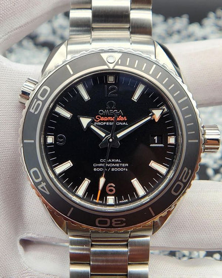 2020 Omega Seamaster Planet Ocean 600M 45.5MM Black Dial Steel Bracelet (232.30.46.21.01.001)