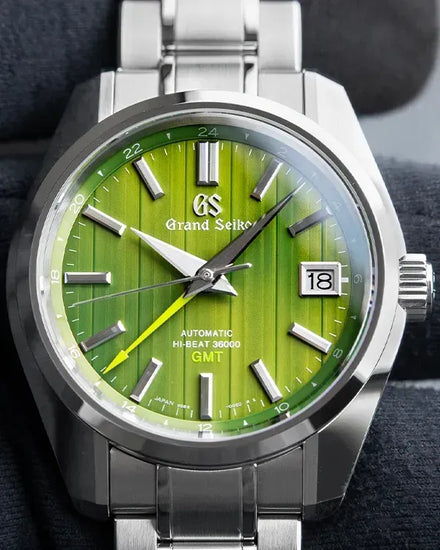 2023 Grand Seiko Heritage Automatic Hi-Beat GMT Bamboo Green 40MM (SBGJ259G)