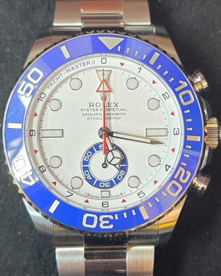 2026 Rolex Yacht-Master II 44MM White Dial Oyster Bracelet (126680)