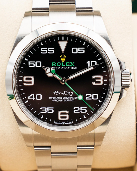 2025 Rolex Air-King 40MM Black Dial Oyster Bracelet (126900)