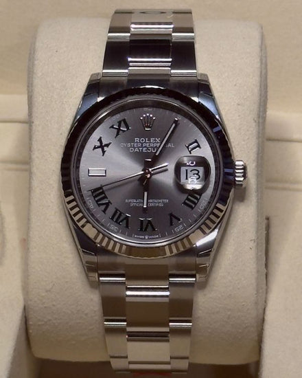 2025 Rolex Datejust "Wimbledon" 36MM Slate Dial Oyster Bracelet (126234)