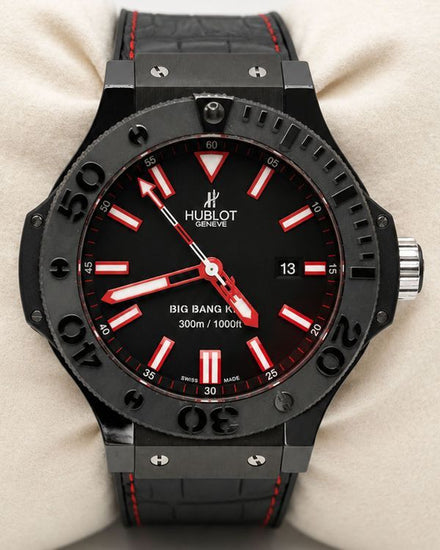 Hublot Big Bang King "Red Magic" 48MM Black Dial Leather Strap (322.CI.1123.GR)