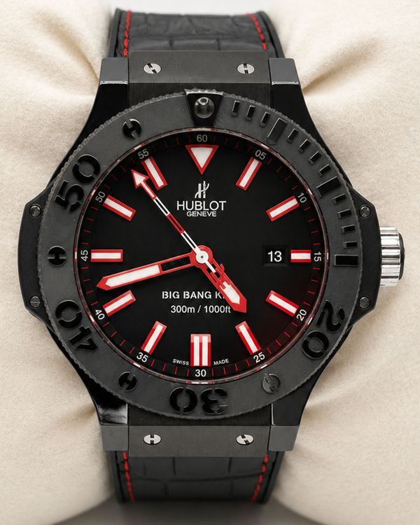Hublot Big Bang King "Red Magic" 48MM Black Dial Leather Strap (322.CI.1123.GR)
