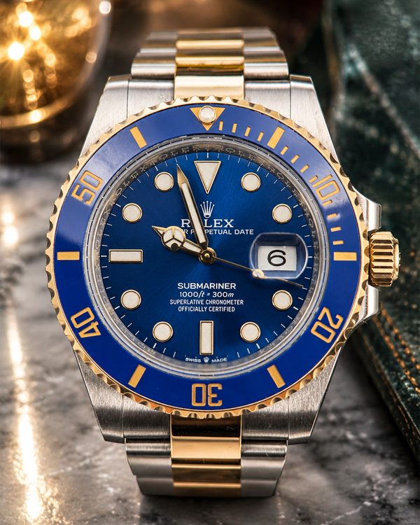 2023 Rolex Submariner Date "Bluesy" 41MM Blue DIal Two-Tone Oyster Bracelet (126613LB)