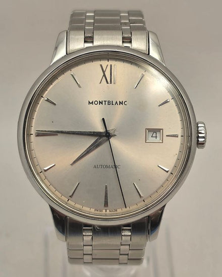 Montblanc Meisterstück 39MM Silver Dial Steel Bracelet (7322)