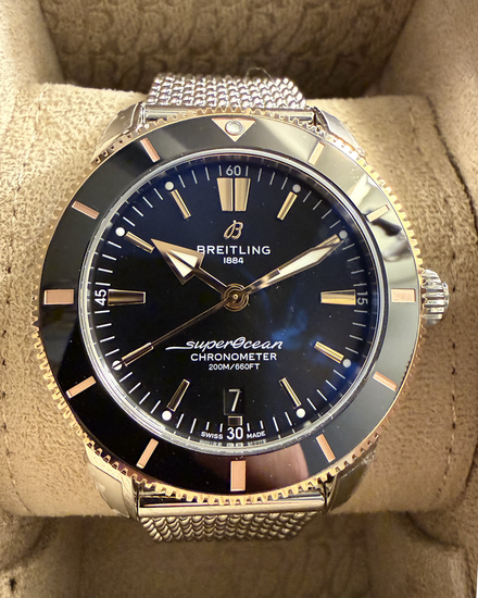 2026 Breitling Superocean Heritage B20 S.E. 44MM Black Dial Steel Bracelet (UB2030)