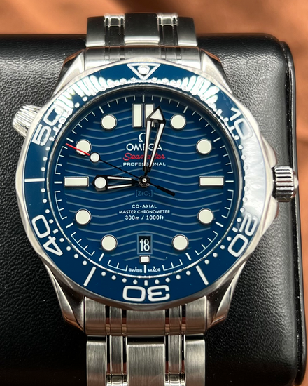 2024 Omega Seamaster Diver 300M 42MM Blue Dial Steel Bracelet (210.30.42.20.03.001)