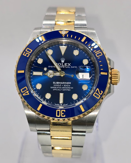 2021 Rolex Submariner Date "Bluesy" 41MM Blue Dial Two-Tone Oyster Bracelet (126613LB)