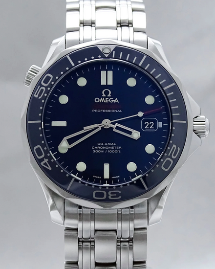 2019 Omega Seamaster Diver 300M 41MM Blue Dial Steel Bracelet (212.30.41.20.03.001)