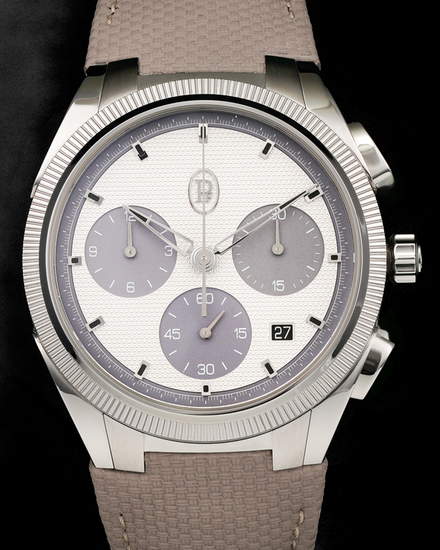 2026 Parmigiani Fleurier Tonda PF Sport Chronograph "London Grey" 42MM Silver Dial Rubber Strap (PFC931-1020004-400182)