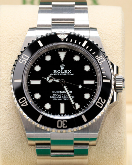 2021 Rolex Submariner No-Date 41MM Black Dial Oyster Bracelet (124060)