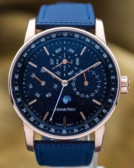 2023 Audemars Piguet Code 11.59 Perpetual Calendar 41MM Aventurine Dial Textile Strap (26394OR.OO.D027KB.01)