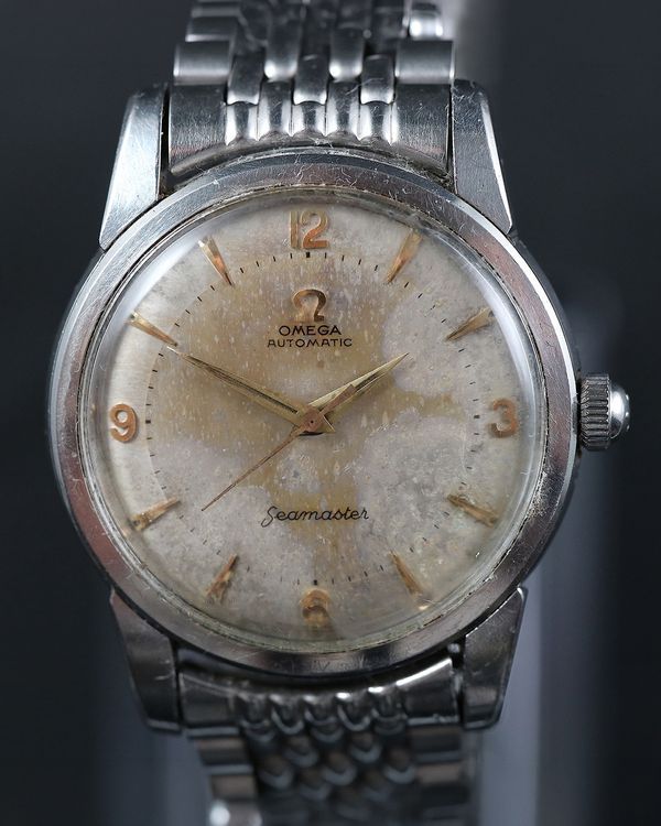 Omega Seamaster Vintage 34MM Silver Dial Steel Bracelet (2846)