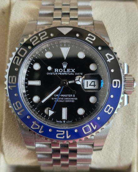 2021 Rolex GMT-Master II "Batgirl" 40MM Black Dial Jubilee Bracelet (126710BLNR)