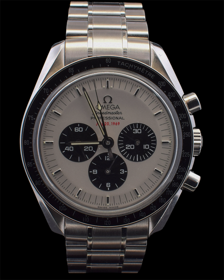 2012 Omega Speedmaster Professional Moonwatch 35th Anniversary Apollo 11 L.E. 42MM White Dial Steel Bracelet (3569.31.00)