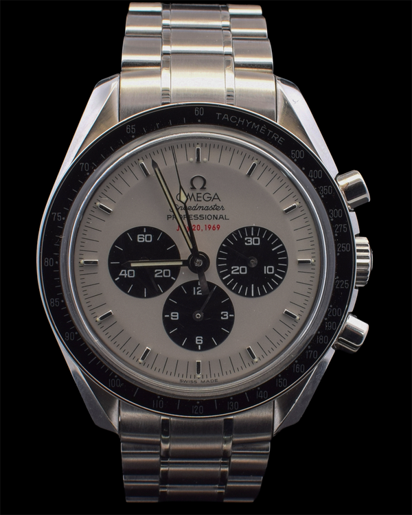 2012 Omega Speedmaster Professional Moonwatch 35th Anniversary Apollo 11 L.E. 42MM White Dial Steel Bracelet (3569.31.00)