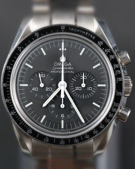 2019 Omega Speedmaster Professional Moonwatch 42MM Black Dial Steel Bracelet  (311.30.42.30.01.006)