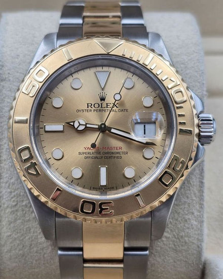 2010 Rolex Yacht-Master 40MM Champagne Dial Two-Tone Oyster Bracelet (16623)