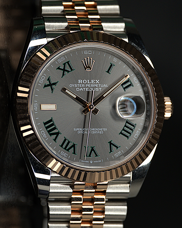 2024 Rolex Datejust "Wimbledon" 41MM Slate Dial Two-Tone Jubilee Bracelet (126331)