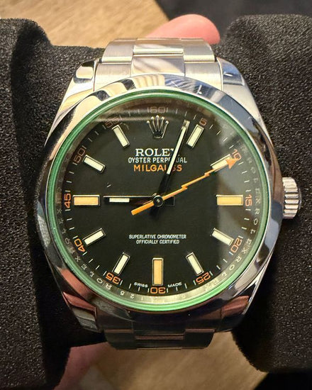 2014 Rolex Milgauss 40MM Black Dial Oyster Bracelet (116400GV)