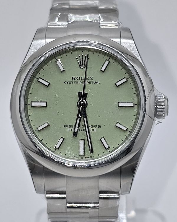 2026 Rolex Oyster Perpetual 31MM Pistachio Dial Oyster Bracelet (277200)
