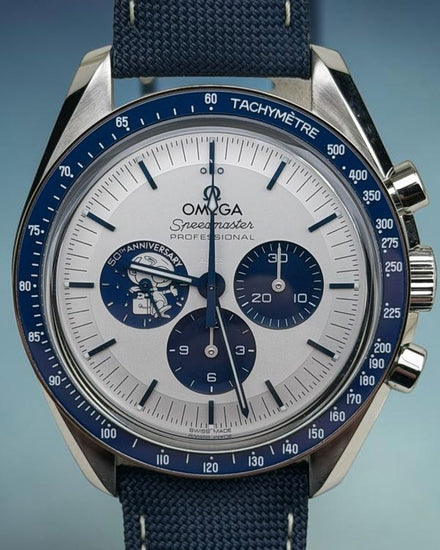2026 Omega Speedmaster "Silver Snoopy Award" 42MM Silver Dial Textile Strap (310.32.42.50.02.001)