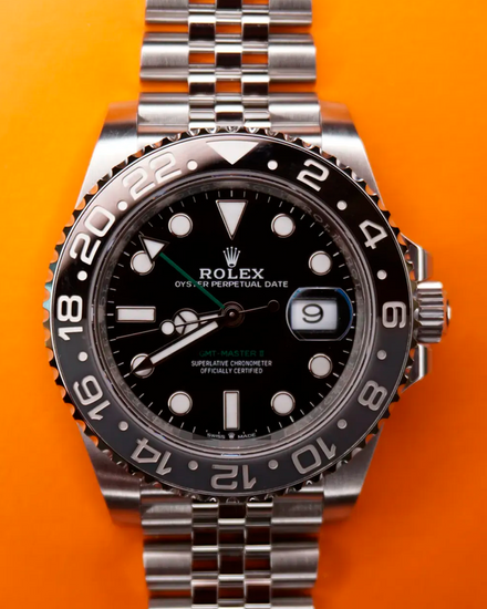 2025 Rolex GMT-Master II "Bruce Wayne" 40MM Black Dial Jubilee Bracelet (126710GRNR)