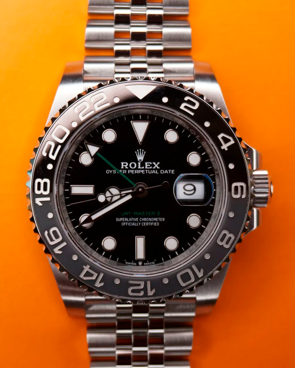 2025 Rolex GMT-Master II "Bruce Wayne" 40MM Black Dial Jubilee Bracelet (126710GRNR)