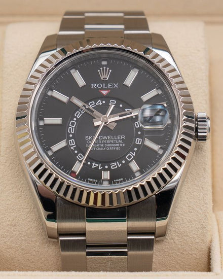 2021 Rolex Sky-Dweller 42MM Black Dial Oyster Bracelet (326934)