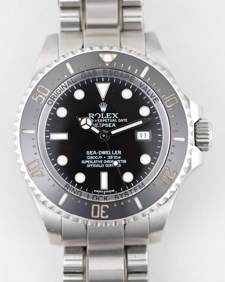 2012 Rolex Sea-Dweller Deepsea 44MM Black Dial Oyster Bracelet (116660)