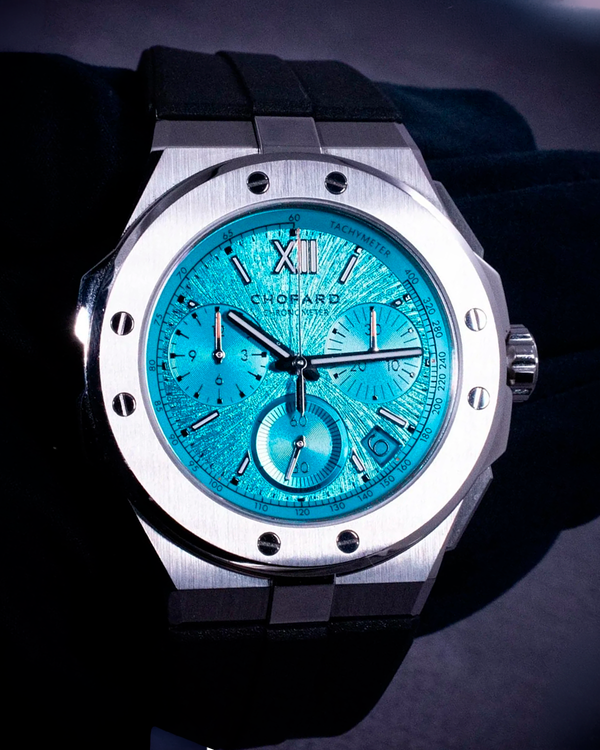 2025 Chopard Alpine Eagle Chrono 44MM Maritime Blue Dial Rubber Strap (298609-3006)