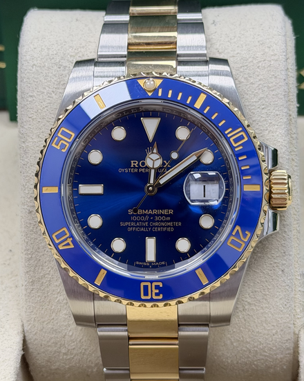 2019 Rolex Submariner Date "Bluesy" 40MM Blue Dial Two-Tone Oyster Bracelet (116613LB)