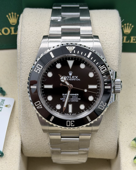 2021 Rolex Submariner No-Date 41MM Black Dial Oyster Bracelet (124060)