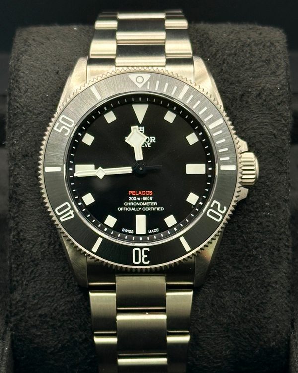 2026 Tudor Pelagos 39MM Black Dial Titanium Bracelet (25407N)