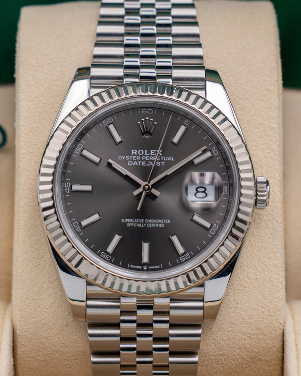 2019 Rolex Datejust 41MM Rhodium Dial Jubilee Bracelet (126334)