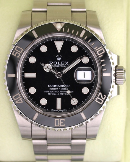 No Reserve - 2020 Rolex Submariner Date 40MM Black Dial Oyster Bracelet (116610LN)