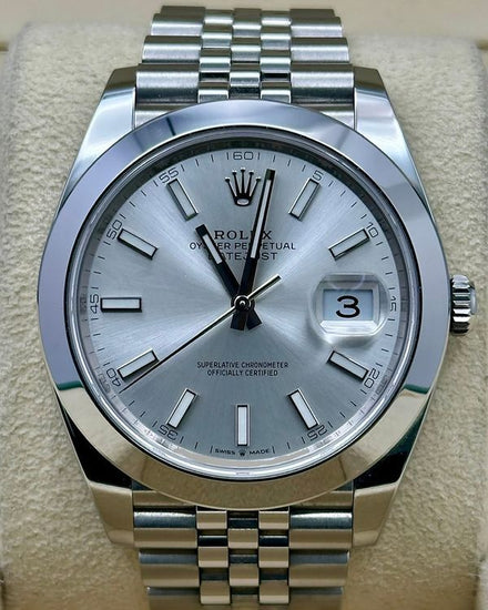2026 Rolex Datejust 41MM Silver Dial Jubilee Bracelet (126300)
