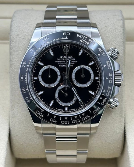 2025 Rolex Cosmograph Daytona 40MM Black Dial Oyster Bracelet (126500LN)