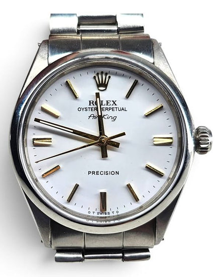 Rolex Air-King 34MM White Dial Oyster Bracelet (5500)