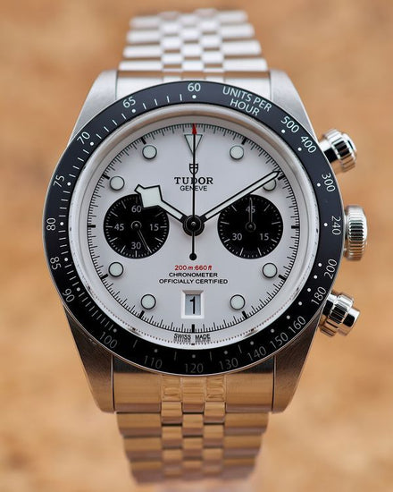 No Reserve - 2025 Tudor Black Bay Chrono "Panda" 41MM White Dial Steel Bracelet (79360N)