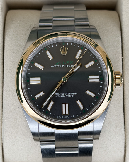 2026 Rolex Oyster Perpetual "100 Years" 41MM Slate Dial Oyster Bracelet (134303)