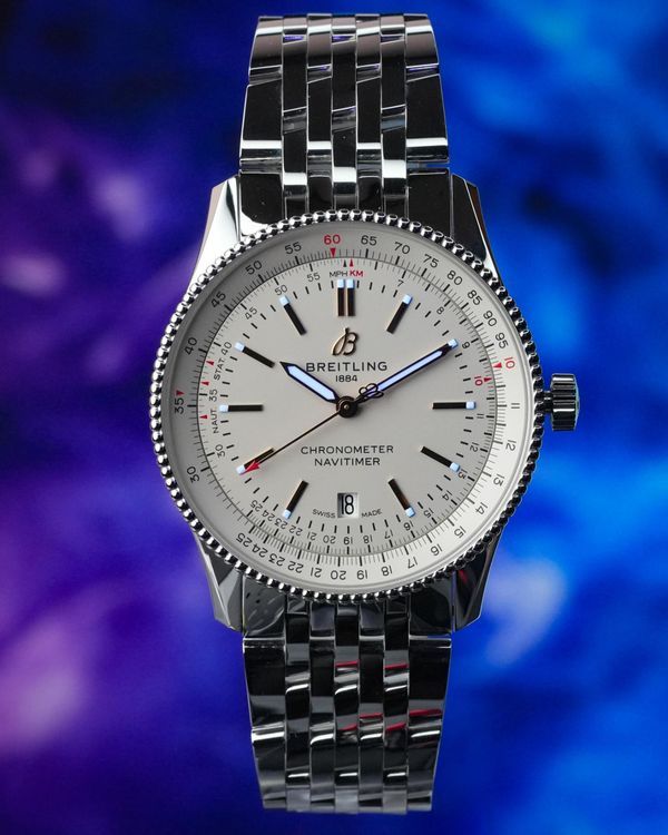 2025 Breitling Navitimer 41MM Silver Dial Steel Bracelet (A17326)