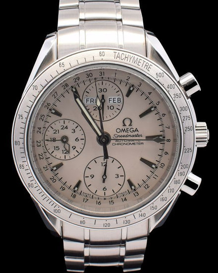 Omega Speedmaster Day-Date 40MM Silver Dial Steel Bracelet (3221.30.00)