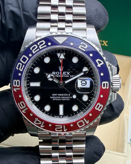 2020 Rolex GMT-Master II "Pepsi" 40MM Black Dial Jubilee Bracelet (126710BLRO)